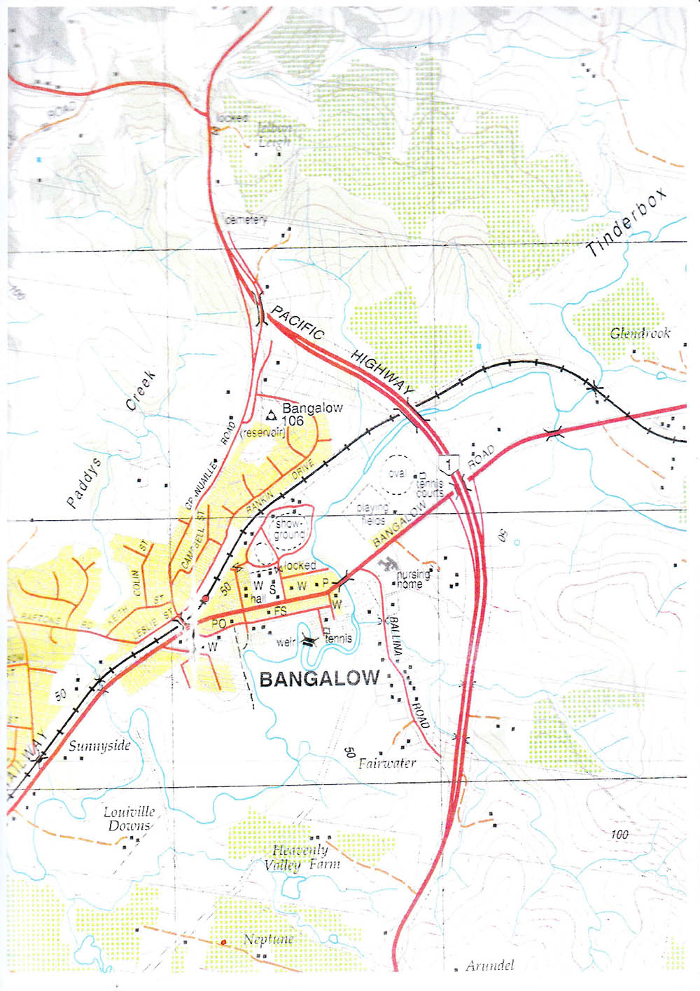 Bangalow MasterPlan Town Map